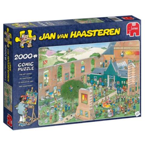Jan van Haasteren - The Art Market - 2000 Brikker (1)