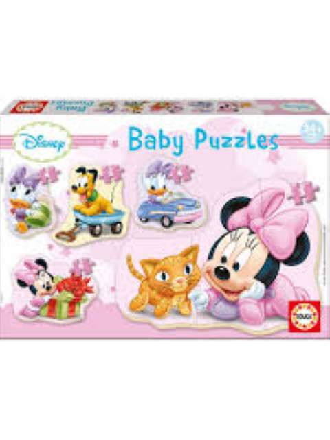 Baby Puzzles - Minnie, 3-5 brikker (1)