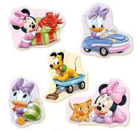 Baby Puzzles - Minnie - 3-5 brikker (2)