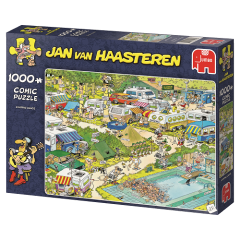 Jan van Haasteren - Camping Chaos - 1000 brikker (1)