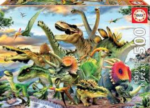 Dinosaurs, 500 brikker (1)