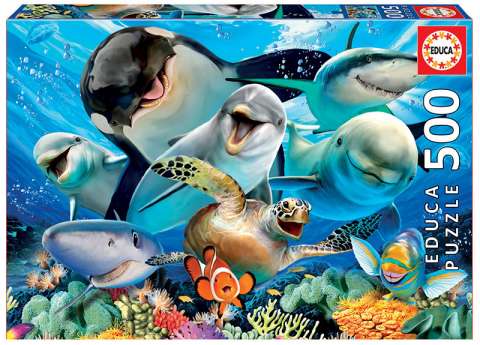 Underwater Selfies - 500 brikker (1)
