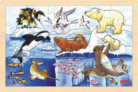 Arktiske dyr, 24 brikker (1)