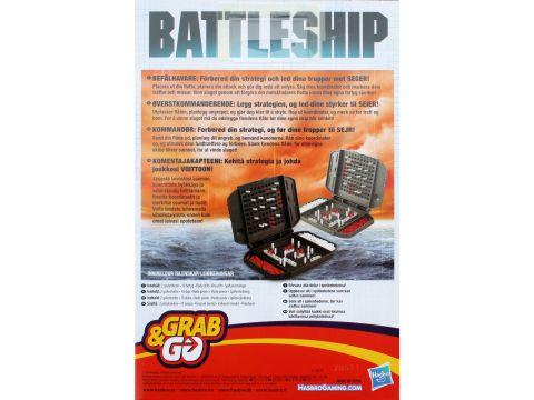 Battleship: Sænke Slagskibe - Rejsespil - Dansk (2)
