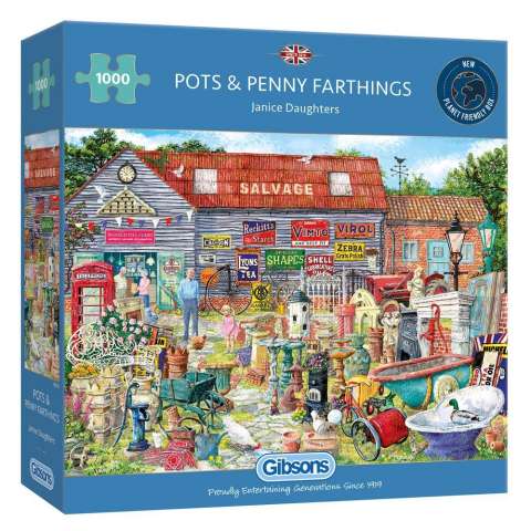 Pots & Penny Farthings - 1000 brikker (1)