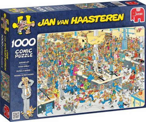 Jan van Haasteren - Queued Up - 1000 brikker (2)