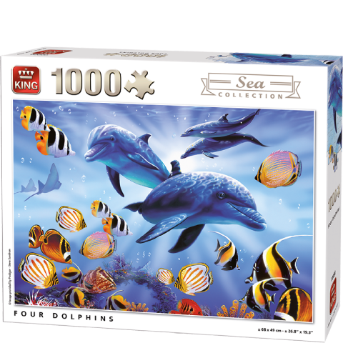 Four Dolphins - 1000 brikker (1)