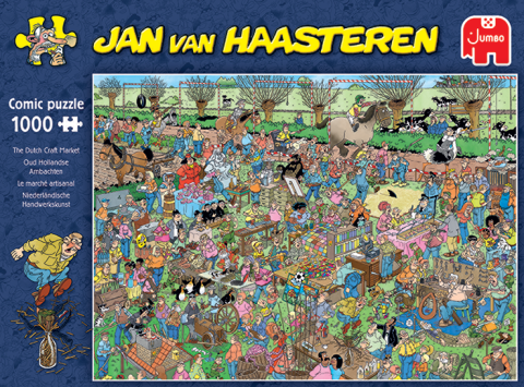 Jan van Haasteren: Markedsdag - 1000 brikker (3)