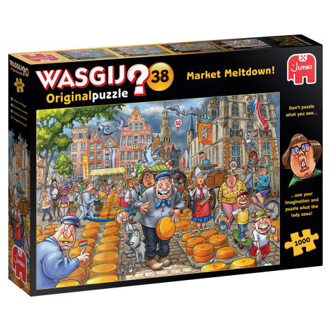Wasgij Original 38 - Markedspladsen - 1000 brikker (1)