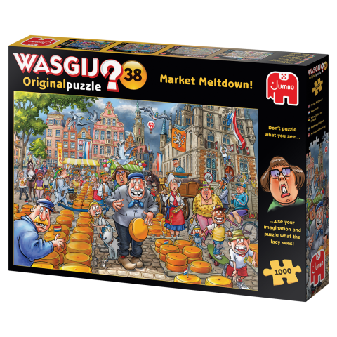 Wasgij Original 38 - Markedspladsen - 1000 brikker (2)