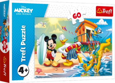 Disney Mickey og Venner på Stranden - 60 brikker (1)