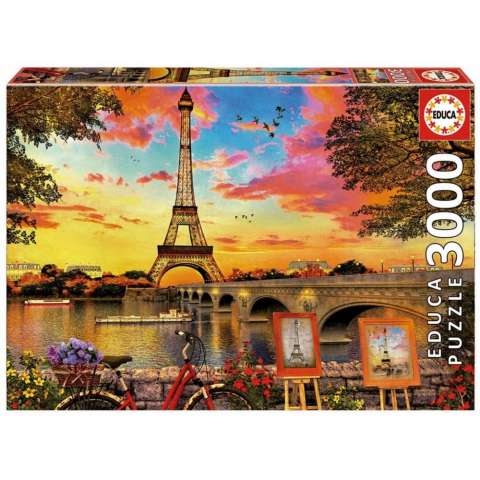 Sunset in Paris - 3000 brikker (1)
