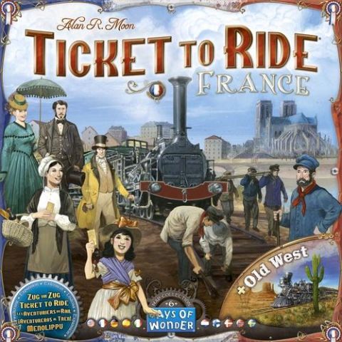 Ticket to Ride: France og The Old West - Map Collection #6 (1)