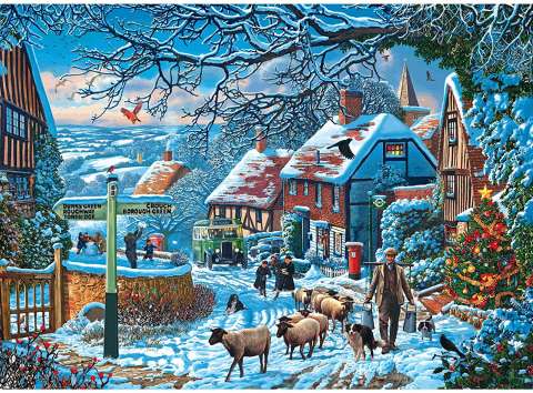 A Winter Stroll - 1000 brikker (2)