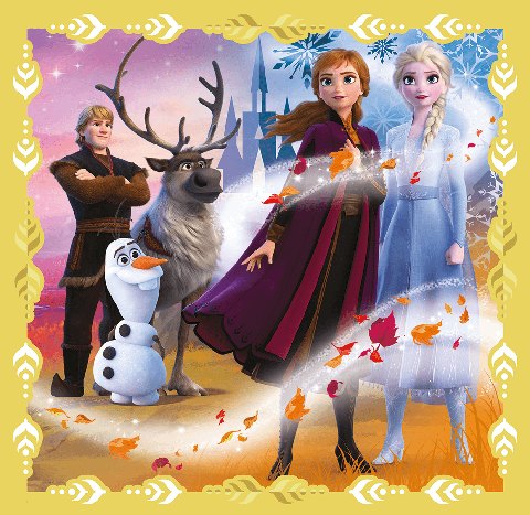 Disney Frost 2 - Anna og Elsa 3-i-1 - 20/36/50 brikker (4)