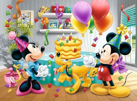 Birthdaycake Mickey - 30 brikker (2)