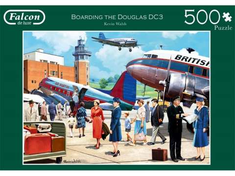 Boarding the douglas DC3 - 500 Brikker (1)