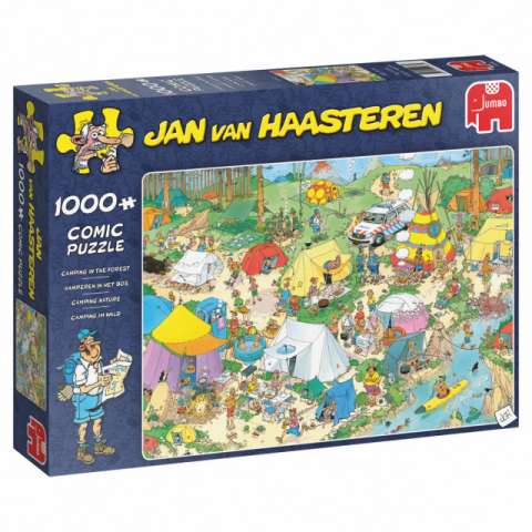 Jan van Haasteren: Camping i skoven - 1000 brikker (1)
