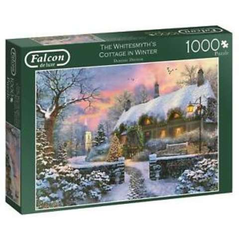 Cottage in Winter - 1000 brikker (1)