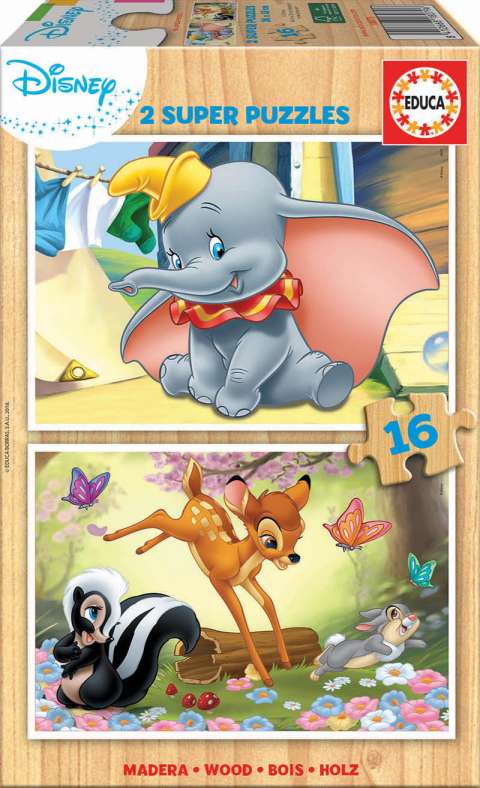 Disney Animals - Dumbo & Bambi - 2x16 brikker (1)