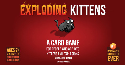 Exploding Kittens - Engelsk (2)