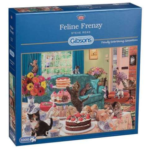 Feline Frenzy, 1000 brikker (1)