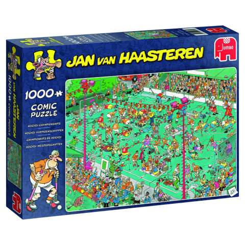 Jan van Haasteren - Hockey Championship - 1000 Brikker (1)