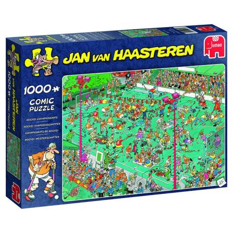 Jan van Haasteren: Hockey mesterskabet - 1000 brikker (1)