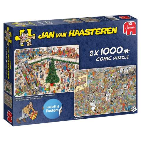 Jan van Haasteren - Holiday Shopping - 2×1000 brikker (1)