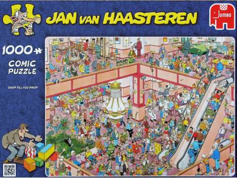 Jan van Haasteren - Shop till You Drop - 1000 brikker (1)