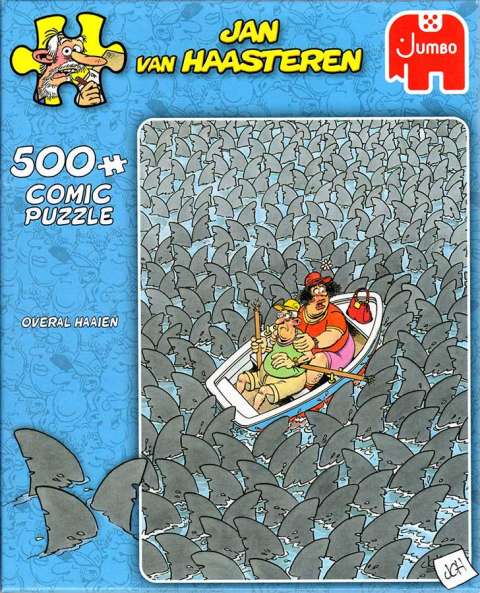 Jan van Haasteren - Total Sharks - 500 brikker (1)