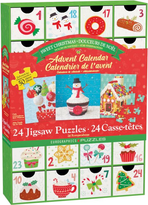 Julekalender - Julens godter (24 x 50 brikker) (1)