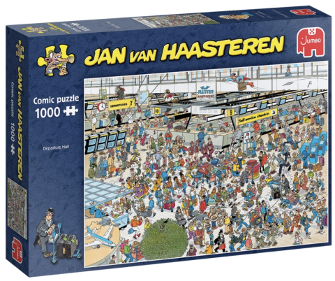 Jan Van Haasteren - Departure Hall - 1000 brikker (1)