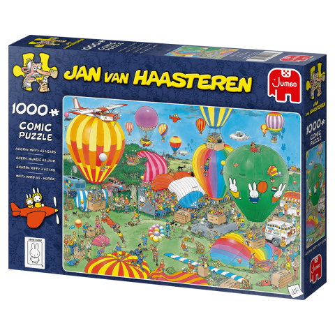 Jan van Haasteren - Hooray, Miffy 65 years - 1000 Brikker (2)