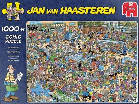 Jan van Haasteren: På apoteket - 1000 Brikker (1)