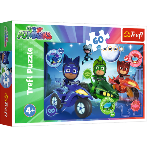 PJ Masks Night Race - 60 brikker (1)