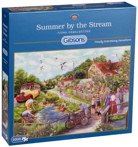 Summer by the Stream - 1000 brikker (1)