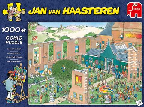 Jan van Haasteren: Kunstudstillingen, 1000 brikker (1)