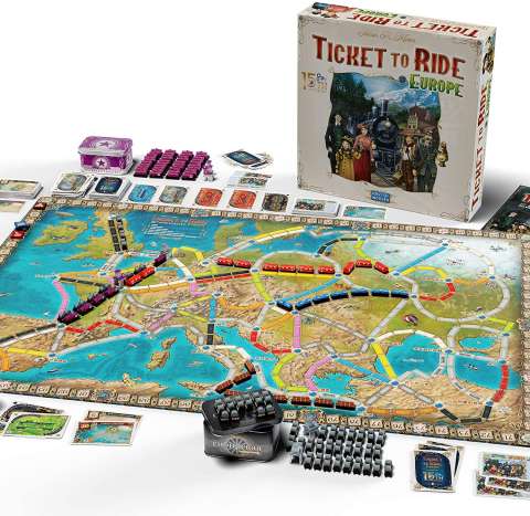 Ticket to Ride: Europe 15th anniversary edition - Engelsk (3)