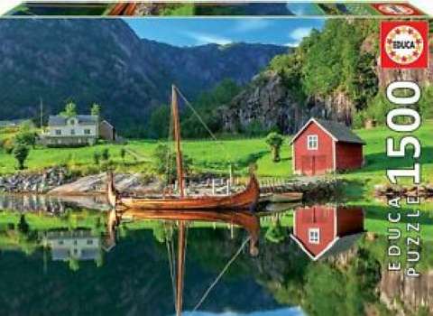 Viking Ship - 1500 brikker (1)