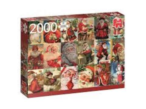 Vintage Santas - 2000 brikker (2)