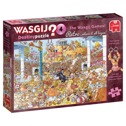 Wasgij? Destiny #4 Retro - The Wasgij Games!, 1000 brikker (1)