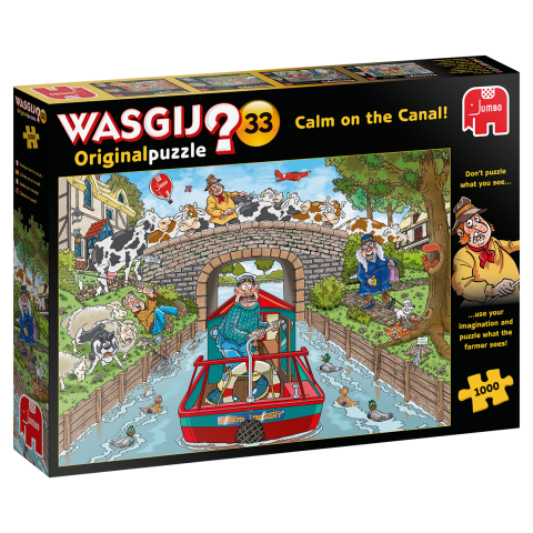 Wasgij Original #33 - Calm on the canal! - 1000 brikker (1)