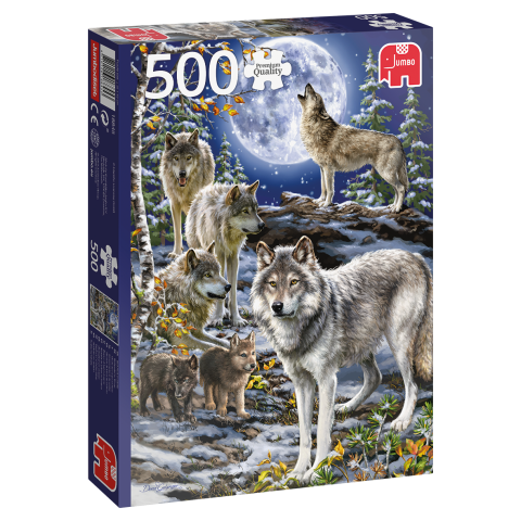 Wolf Pack in Winter, 500 brikker (1)
