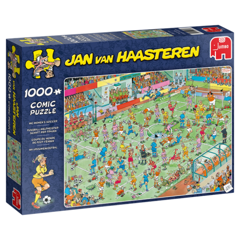 Jan van Haasteren: Kvindefodbold - 1000 brikker (1)